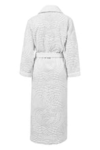 Laden Sie das Bild in den Galerie-Viewer, Dodo Pavone Jacquard Bademantel Weiß von MOOOI