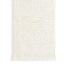 Laden Sie das Bild in den Galerie-Viewer, Devilla Frottierprogramm Handtücher weiß mit Fransen
