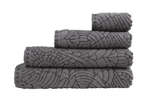 Dodo Pavone Handtuch Serie Anthrazit von MOOOI