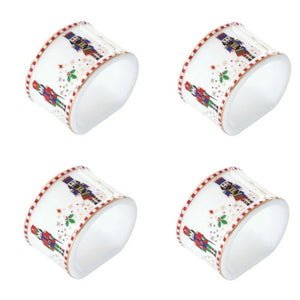 Serviettenringe 4er Set Nussknackermotiv
