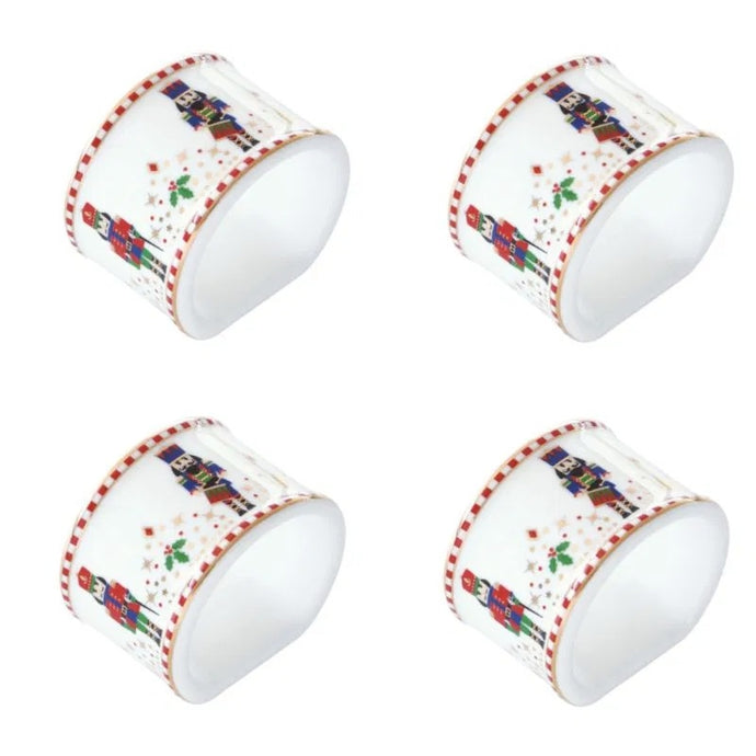 Serviettenringe 4er Set Nussknackermotiv