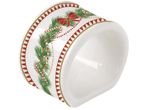 Serviettenringe 4er Set Weihnachtsschleife